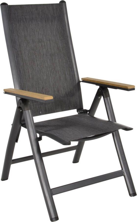 Lesliliving Lesli Living Stoel Verstelbaar Arezzo 57x69x103 Cm Aluminium