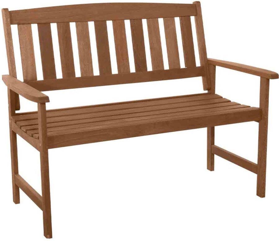 Tuinbankje.nl Tuinbank 2-persoons houten tuinbank teaklook