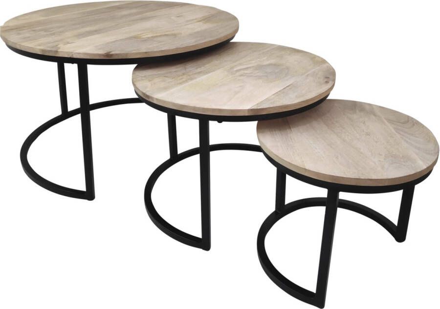 Lesliliving Outdoor Living Houten bijzettafeltje Jayden S 3