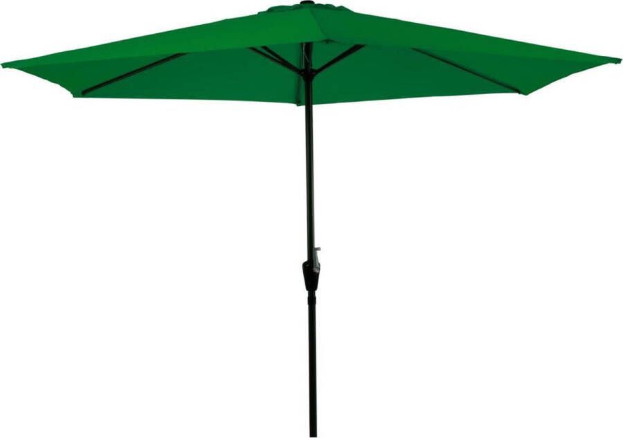 Lesliliving Outdoor Living Parasol Gemini groen Ø3mtr