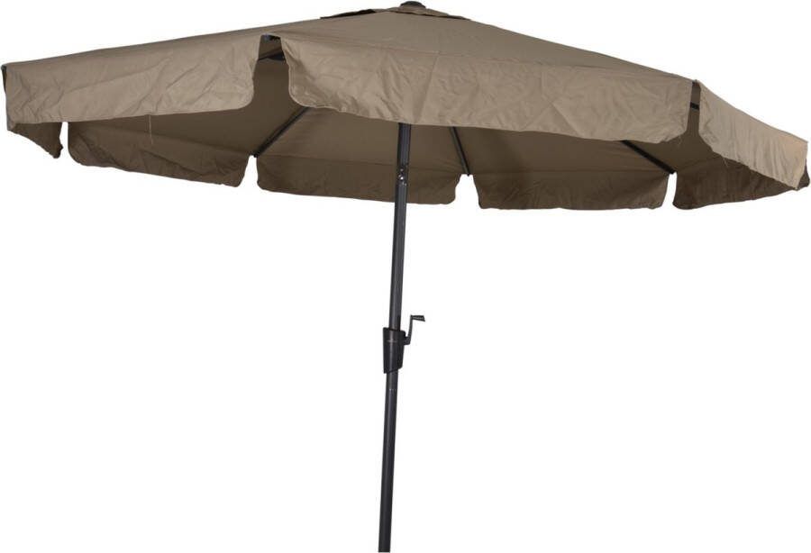 Lesliliving Outdoor Living Parasol Libra taupe Ø3mtr