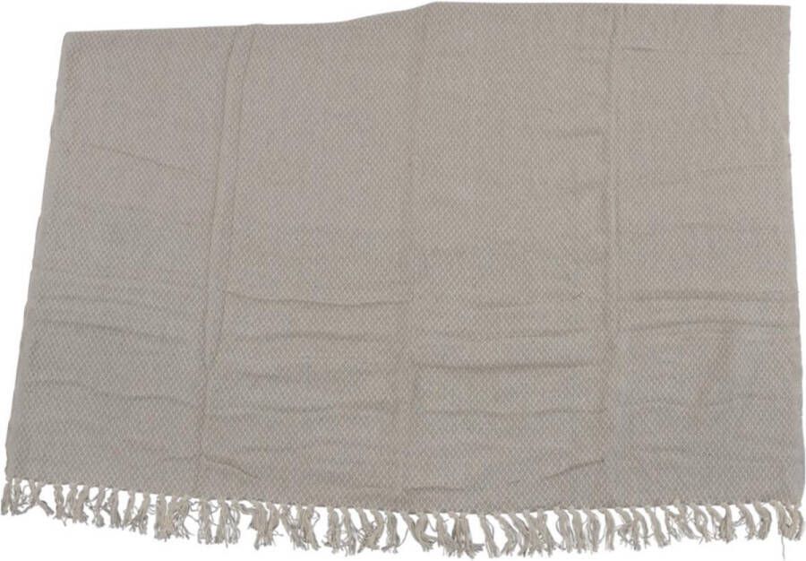 Lesliliving Outdoor Living Plaid beige 125x150cm