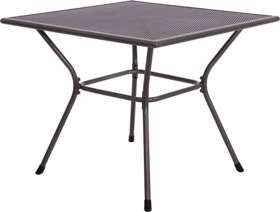 Outdoor Living tuintafel Nordic 90 x 90 cm antraciet