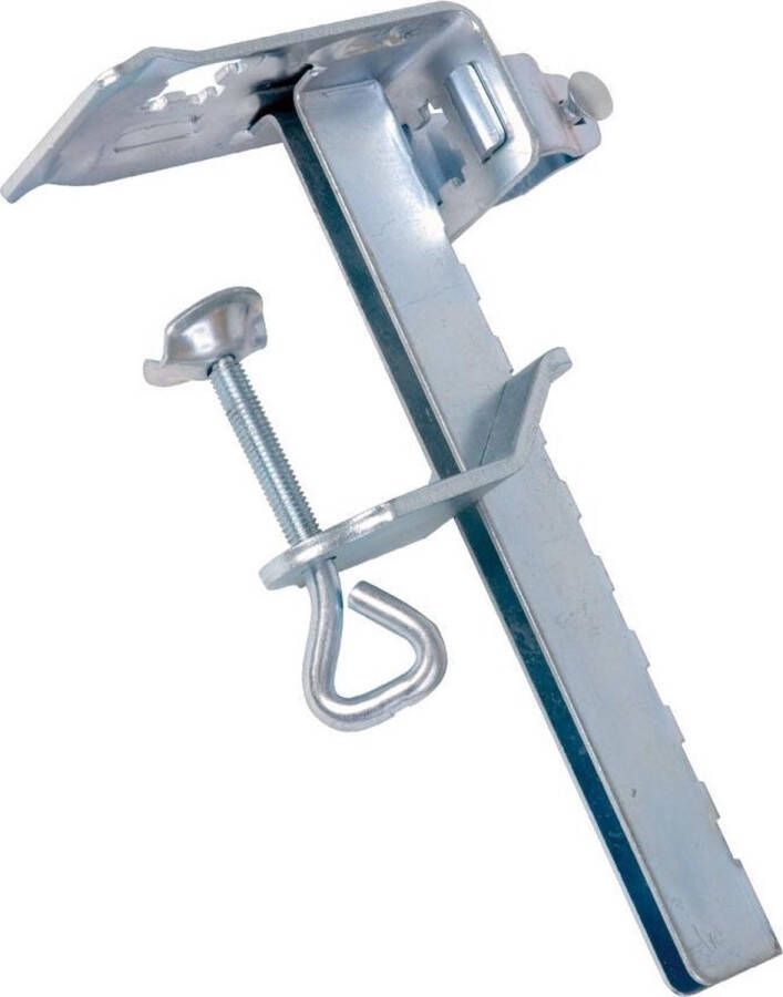 Lesli Living Parasolhouder voor balkon zilver metaal D3 8 cm Parasolvoeten