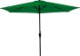 Lesliliving Outdoor Living Parasol Gemini groen Ø3mtr - Thumbnail 1