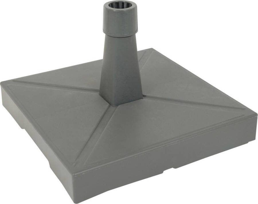 Outdoor Living Parasolvoet kunststof beton antraciet 30kg met 2 wielen