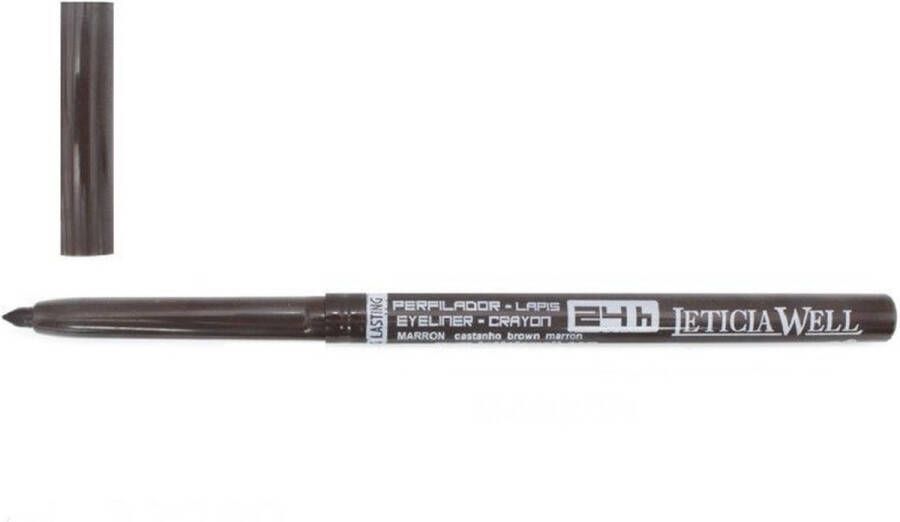 LETICIA WELL – Bruin oogpotlood draaibaar Automatic Pencil – 24H Nummer 33289