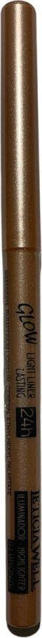 LETICIA WELL – GLOW Light Liner Highlighter potlood draaibaar Automatic Highlighter Pencil – 03 Bronze 1 stuks