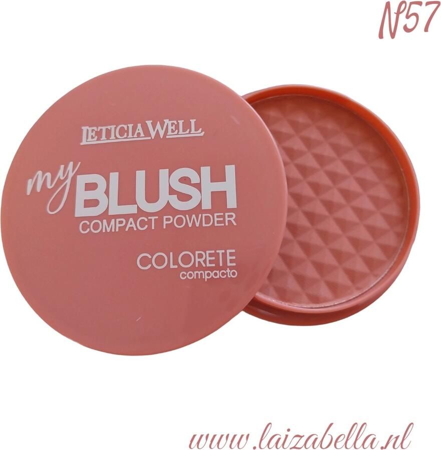 LETICIA WELL -My Blush compact powder colorete compacto N57