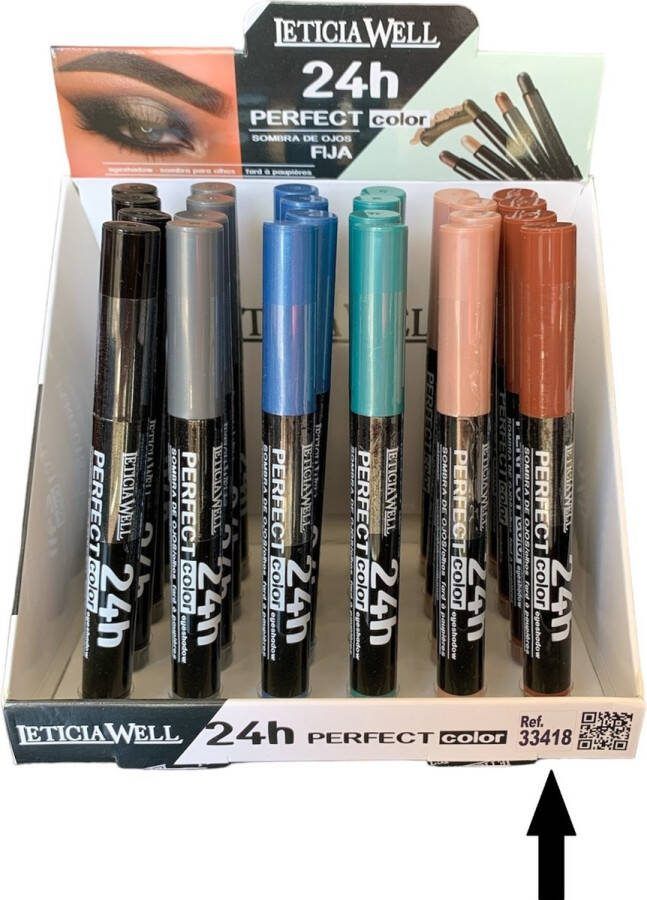 LETICIA WELL Oogschaduw Potlood Draaibaar Automatic Pencil Caramel Bruin Nummer 40