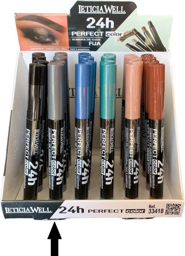 LETICIA WELL Oogschaduw Potlood Draaibaar Automatic Pencil Grijs Nummer 36