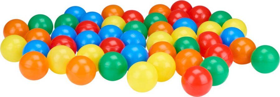 Let's Play Ballenbak Ballen voor Ballenbak 50 Stuks Gekleurd