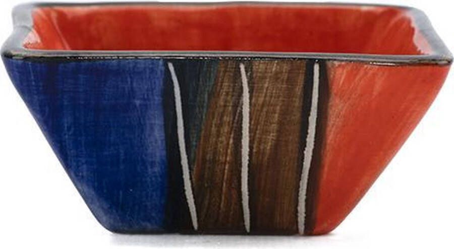 Letsopa Ceramics Paars Oranje Bruin Aardewerken schaaltje Ramekin stapelbaar bronzen earth ontwerp Handgemaakt in Zuid Afrika hoogwaardig keramiek exclusief gemaakt door voor Nwabisa African Art