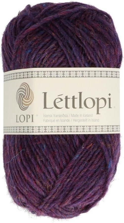 Lettlopi IJslandse breiwol Violet Heather fjólublátt heill