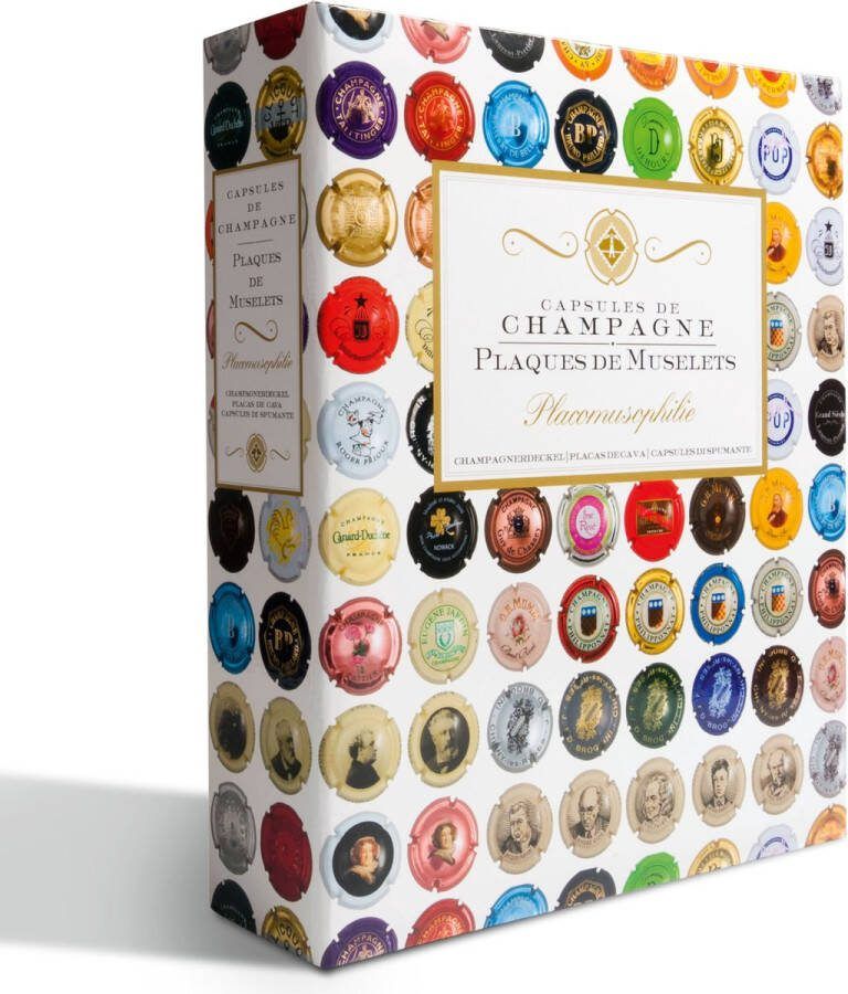 Leuchtturm Champagne Caps Album Grande Met 5 Compart Hoezen