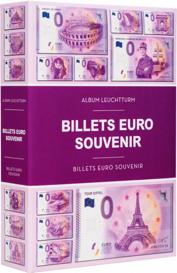 Leuchtturm Euro Souvenir bankbiljetten Verzamelalbum 420 Biljetten