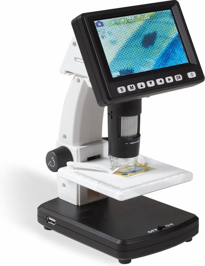 Leuchtturm LCD Digitale Microscoop DM 5 met 20-200x vergroting