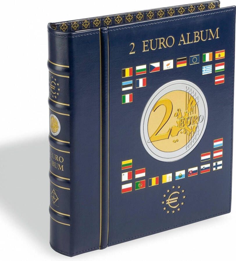 Leuchtturm VISTA 2 EURO-Album-Set inkl. 4 Muntbladeren + Beschermkarton