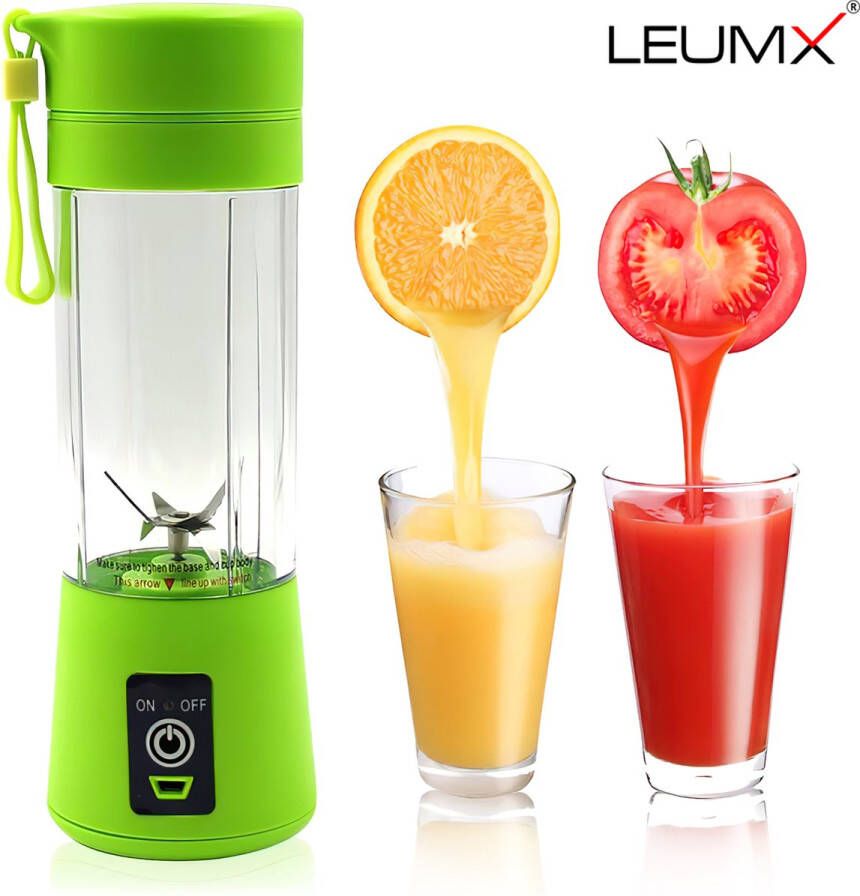 LEUMX Draagbare USB oplaadbare Fruit Juicer- Handheld Smoothie Blender Roeren Mini Portable Juice Cup Water