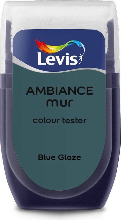Levis Muurverf Kleurtester Mat Mix Blue Glaze 30 ML