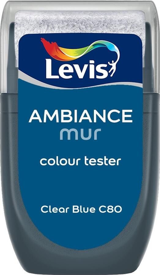 Levis Muurverf Kleurtester Mat Mix Clear Blue C80 30 ML