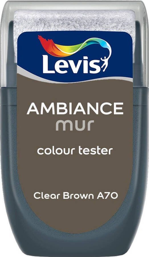 Levis Muurverf Kleurtester Mat Mix Clear Brown A70 30 ML