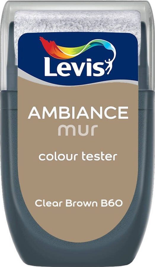 Levis Muurverf Kleurtester Mat Mix Clear Brown B60 30 ML