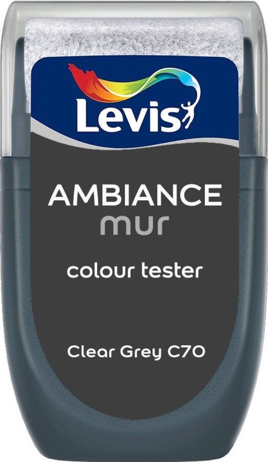 Levis Muurverf Kleurtester Mat Mix Clear Grey C70 30 ML
