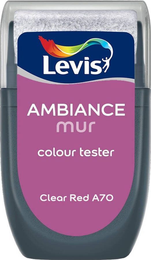 Levis Muurverf Kleurtester Mat Mix Clear Red A70 30 ML