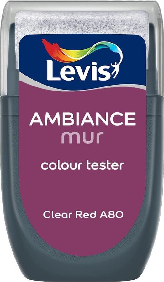 Levis Muurverf Kleurtester Mat Mix Clear Red A80 30 ML