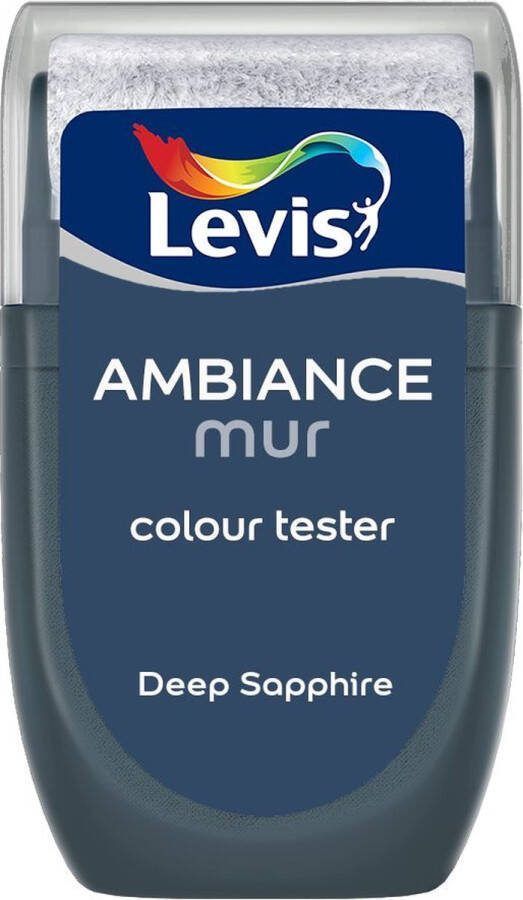 Levis Muurverf Kleurtester Mat Mix Deep Sapphire 30 ML