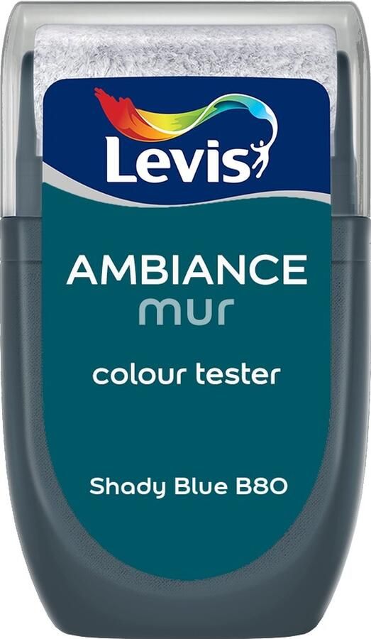 Levis Muurverf Kleurtester Mat Mix Shady Blue B80 30 ML