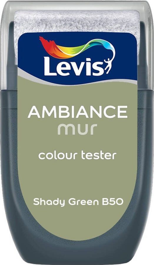 Levis Muurverf Kleurtester Mat Mix Shady Green B50 30 ML