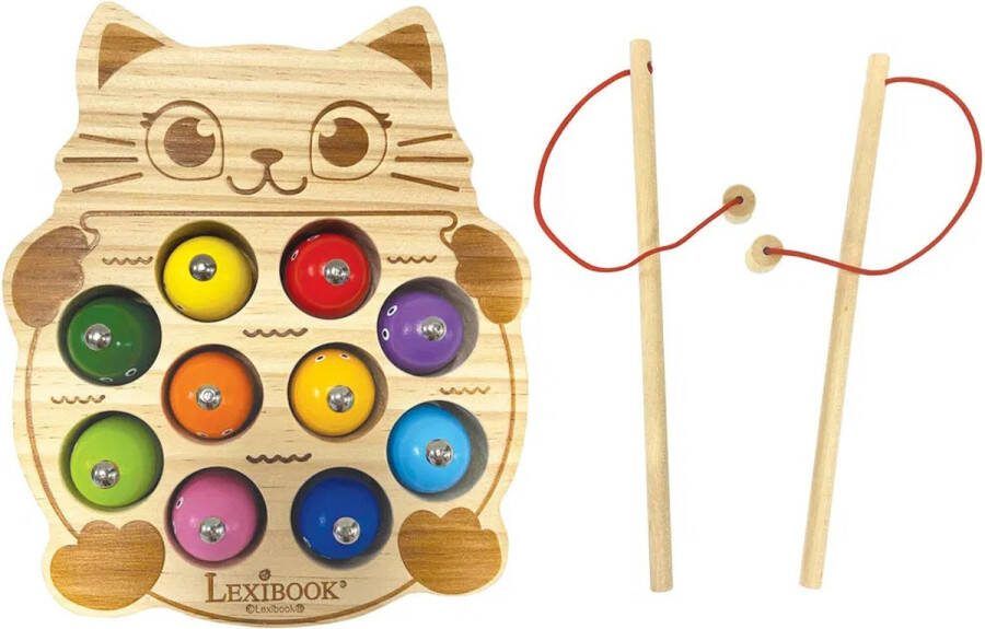 Lexibook bio toys visspel fishing game houten speelgoed