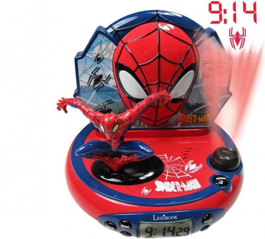 Lexibook Disney Spiderman klokradio spiderman speelgoed Disney speelgoed