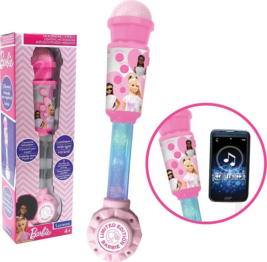 Lexibook Barbie Karaoke-Microfoon met Licht