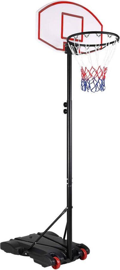 Lexium Basketbalpaal verstelbaar Basketbalring Basketbalpaal voor buiten Basketbalpaal voor kinderen Basketbal paal verstelbaar