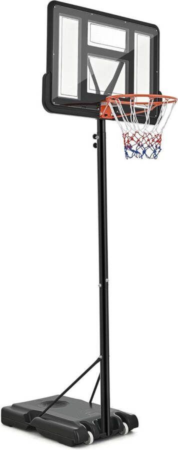 Lexium Basketbalpaal verstelbaar Basketbalring Basketbalpaal voor buiten Basketbalpaal voor kinderen Basketbal paal verstelbaar