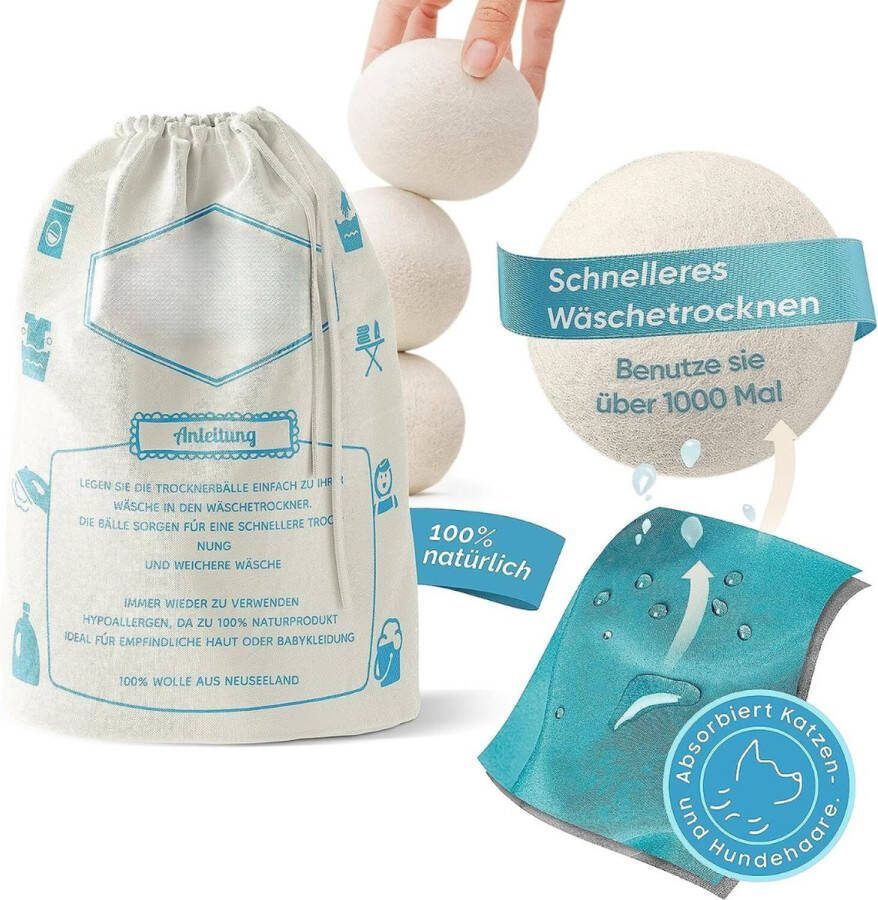 Lexium Drogerballen Voor Wasdrogers Droger Ballen Drogerbollen
