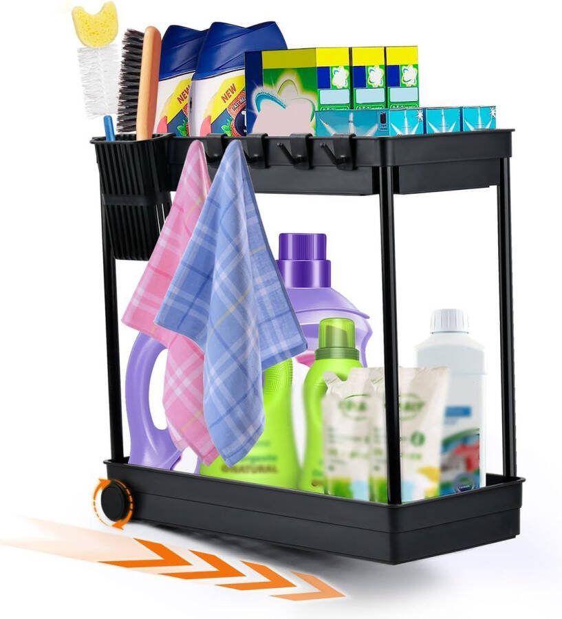 Lexium Gootsteenkast Organizer Keukenkast Organizer Gootsteenkast Gootsteenrek Keukenkast Rek