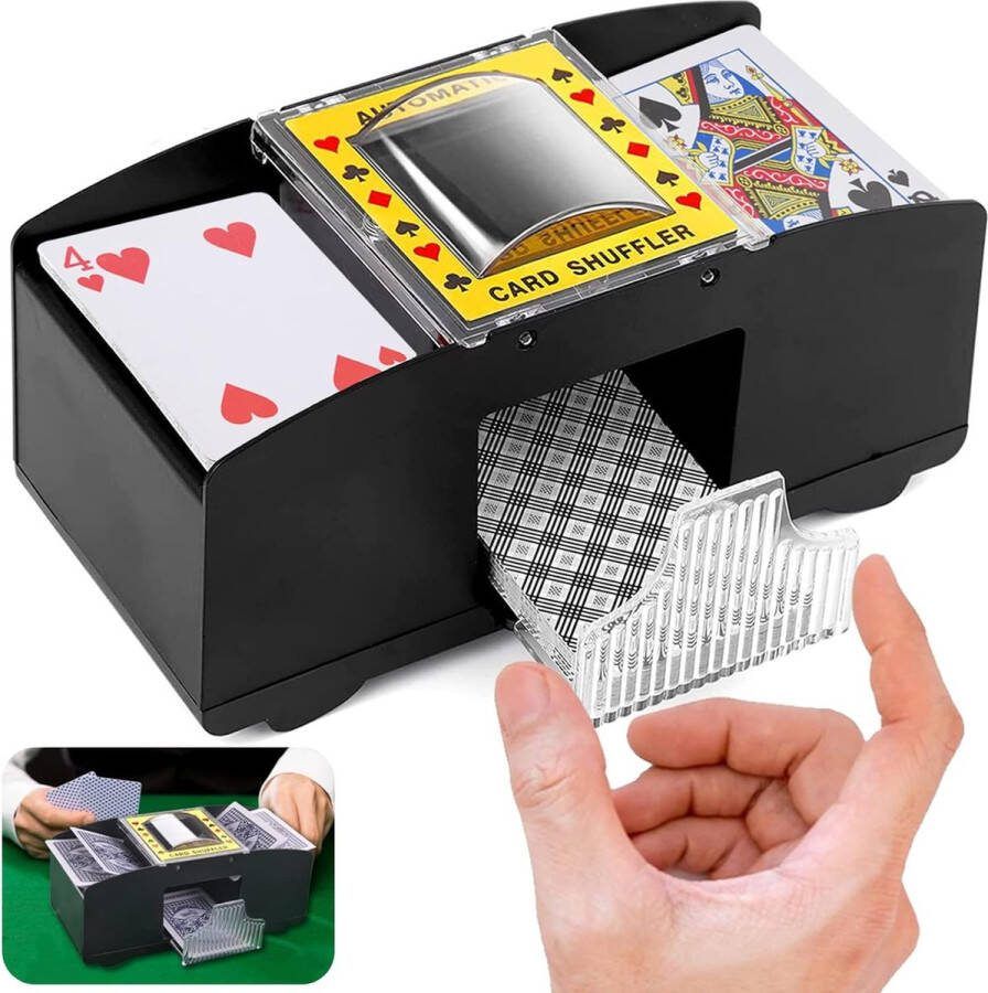 Lexium Kaartenschudmachines Kaartenschudder Card Shuffler Speelkaarten Schudden