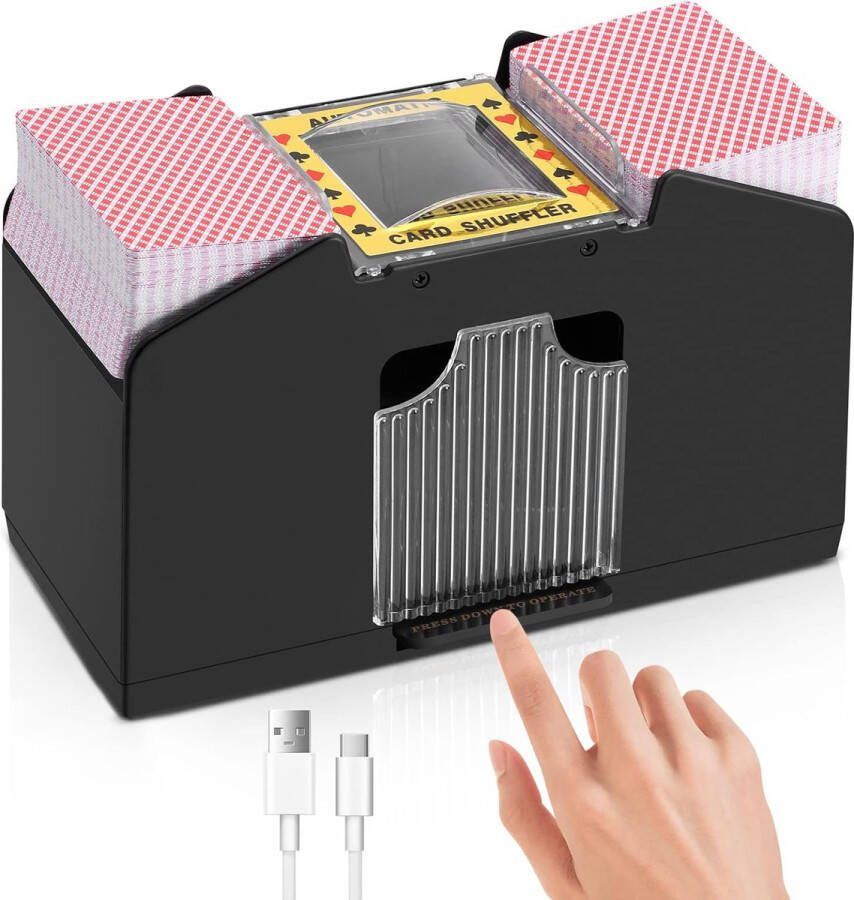 Lexium Kaartenschudmachines Kaartenschudder Card Shuffler Speelkaarten Schudden