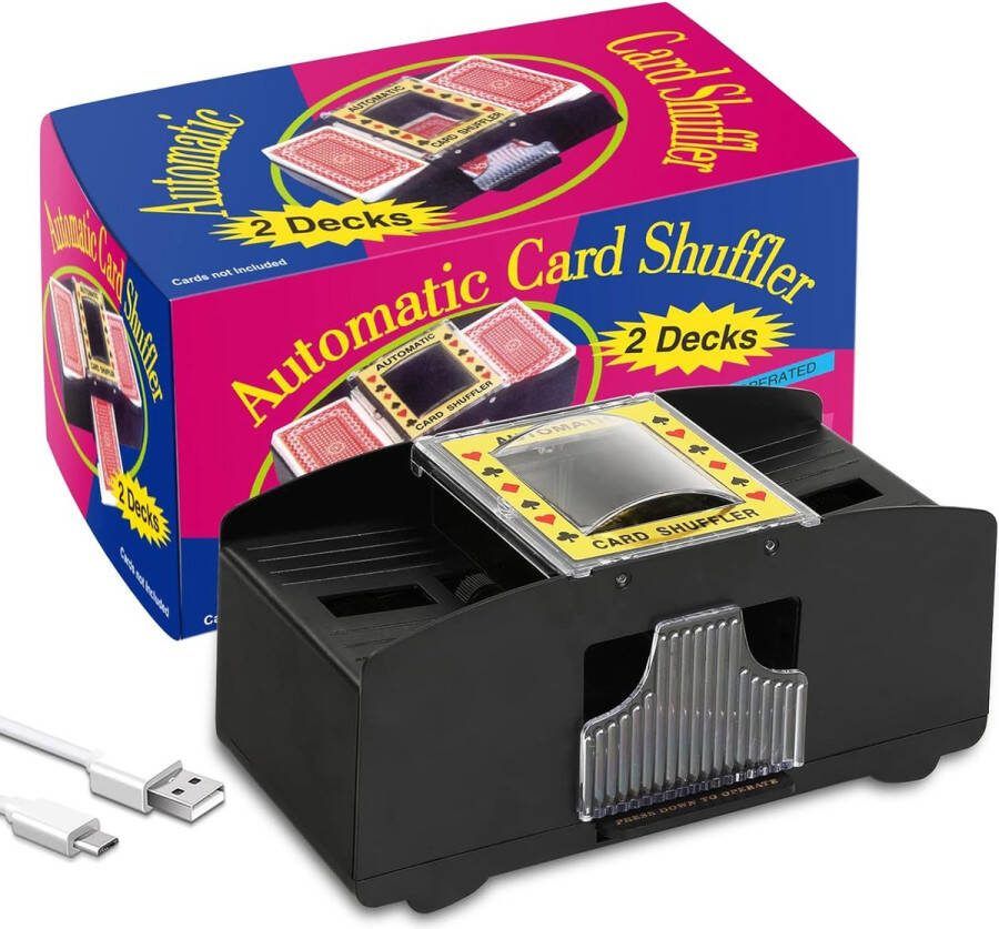 Lexium Kaartenschudmachines Kaartenschudder Card Shuffler Speelkaarten Schudden