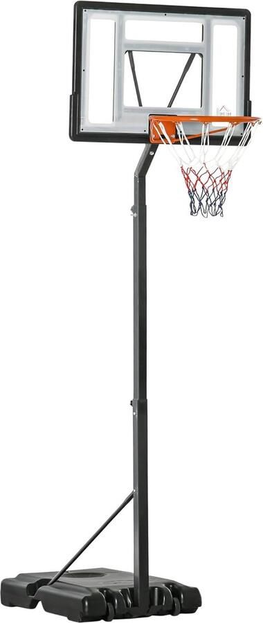 Lexium Basketbalpaal verstelbaar Basketbalring Basketbalpaal voor buiten Basketbalpaal voor kinderen Basketbal paal verstelbaar