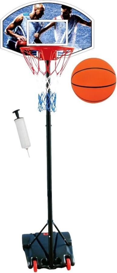 Lexium Basketbalpaal verstelbaar Basketbalring Basketbalpaal voor buiten Basketbalpaal voor kinderen Basketbal paal verstelbaar