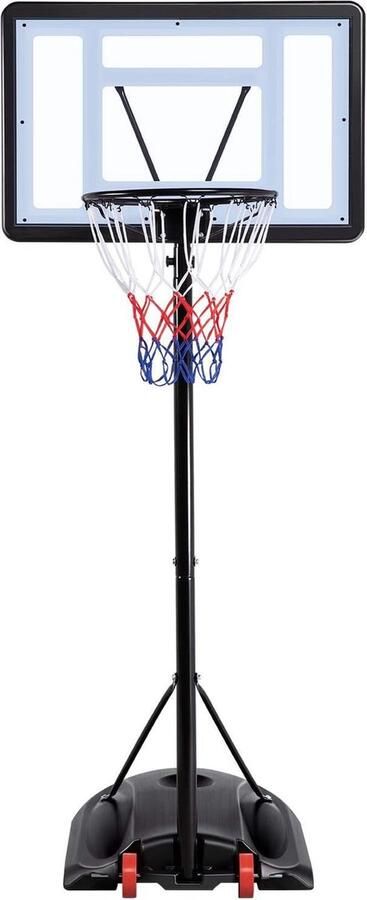 Lexium Basketbalpaal verstelbaar Basketbalring Basketbalpaal voor buiten Basketbalpaal voor kinderen Basketbal paal verstelbaar