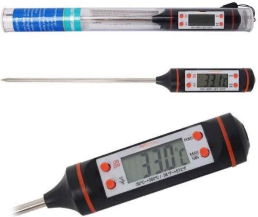 Lexium Vleesthermometer draadloos Vleesthermometer bluetooth Vleesthermometer digitaal Digitale BBQ Thermometer Draadloos Keukenthermometer