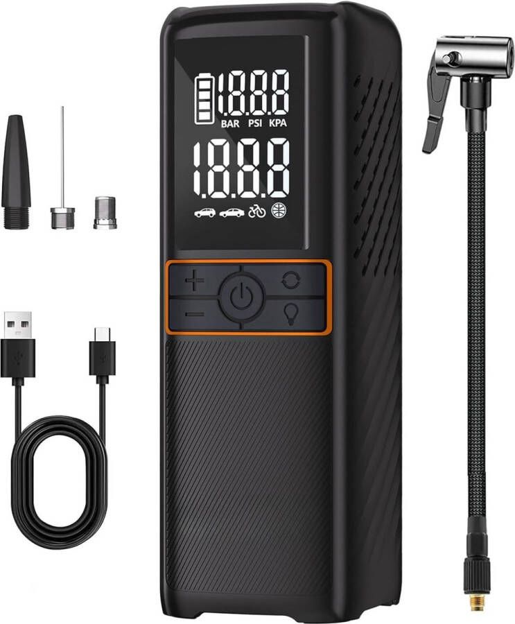 Lexium Luchtcompressor Compressor bandenpomp Compressor Elektrische bandenpomp Elektrische fietspomp