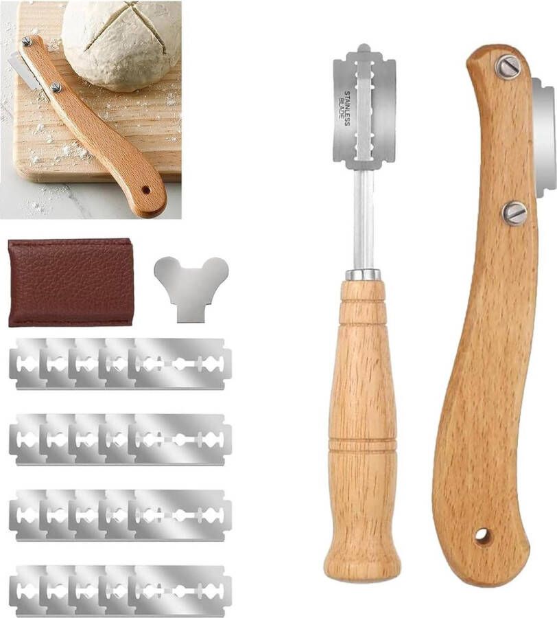 Lexium Store Lexium Deegmesje Deegmes Broodbakken Broodmesje Lame mes Deegschraper