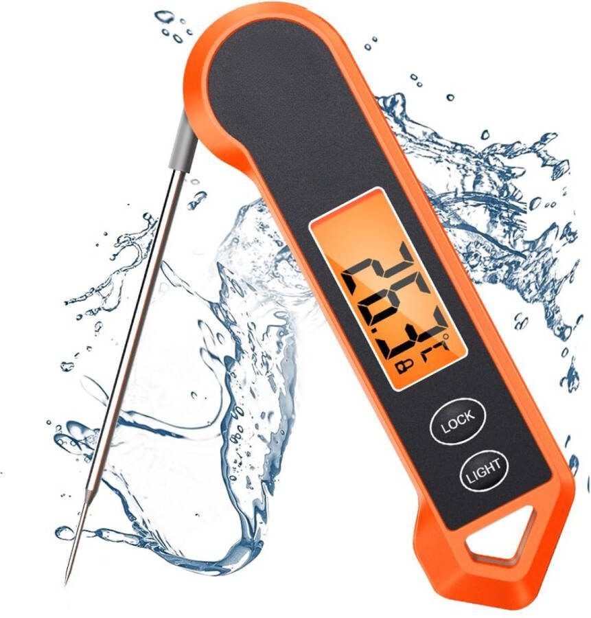 Lexium Store Lexium Vleesthermometer draadloos Vleesthermometer bluetooth Vleesthermometer digitaal Digitale BBQ Thermometer Draadloos Keukenthermometer